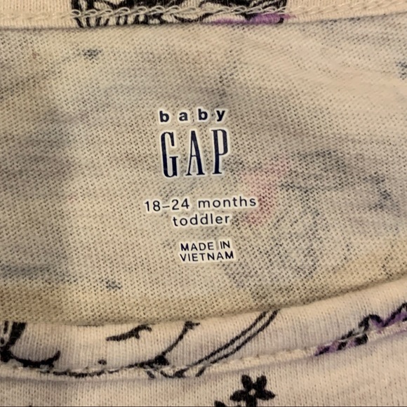 🎄Gap ballerina long sleeve peplum top Size: 18-24 Months - Picture 4 of 7